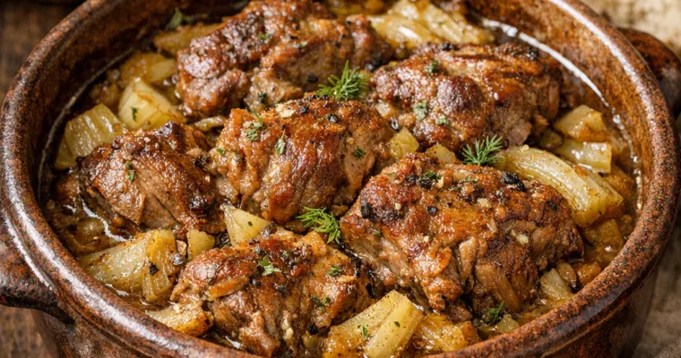 Agnello con Finocchietto Siciliano (Sizilianisches Lamm mit Fenchel)