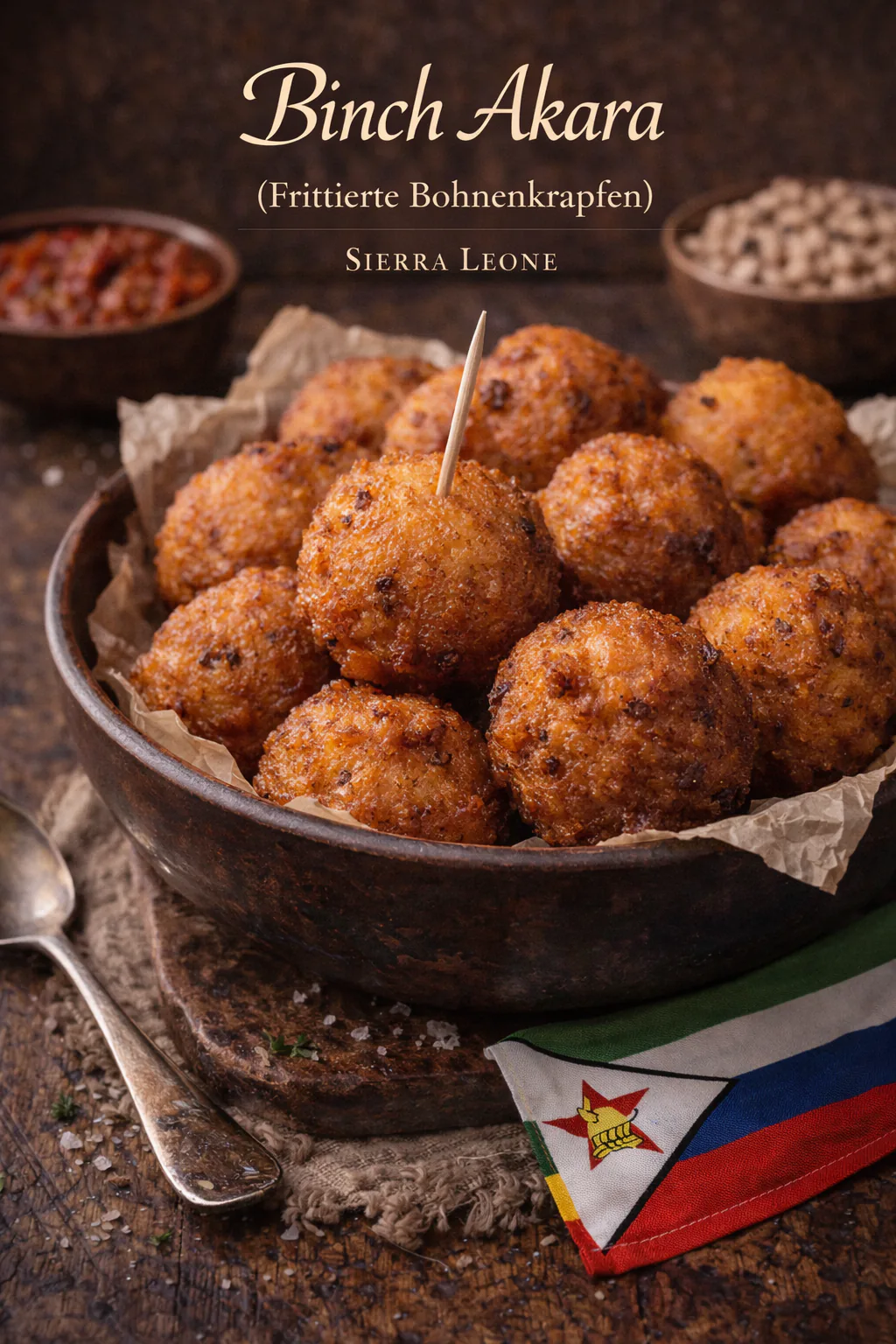 Binch Akara (Frittierte Bohnenkrapfen)