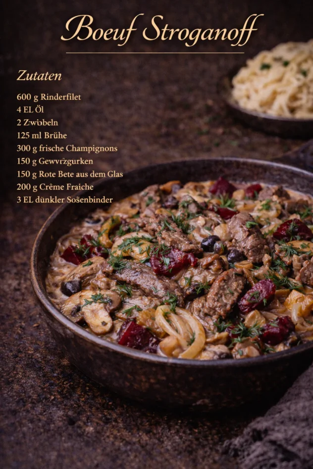 Boeuf Stroganoff