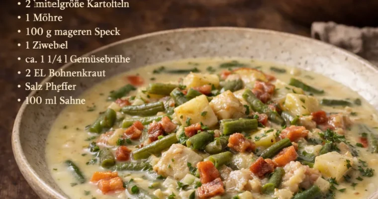 Bouneschlupp (Grüne Bohnensuppe)