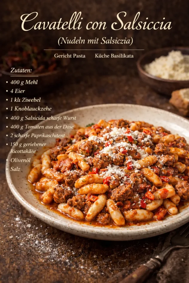 Cavatelli Con Salsiccia