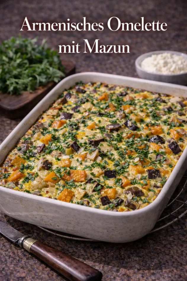 Armenisches Omelette mit Mazun