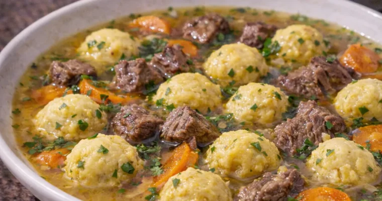 Bori-Bori (Suppe mit Maisklößchen)