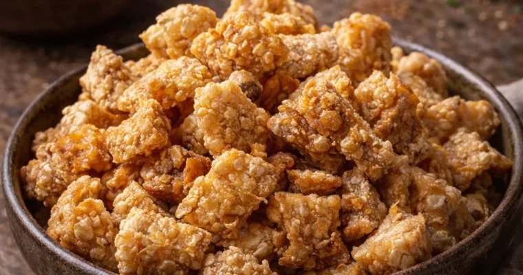 Chicharron (Frittierte Schweineschwarte)