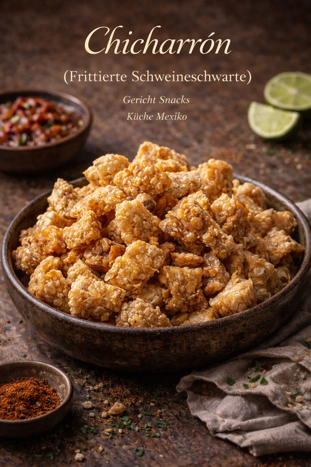 Chicharron (Frittierte Schweineschwarte)