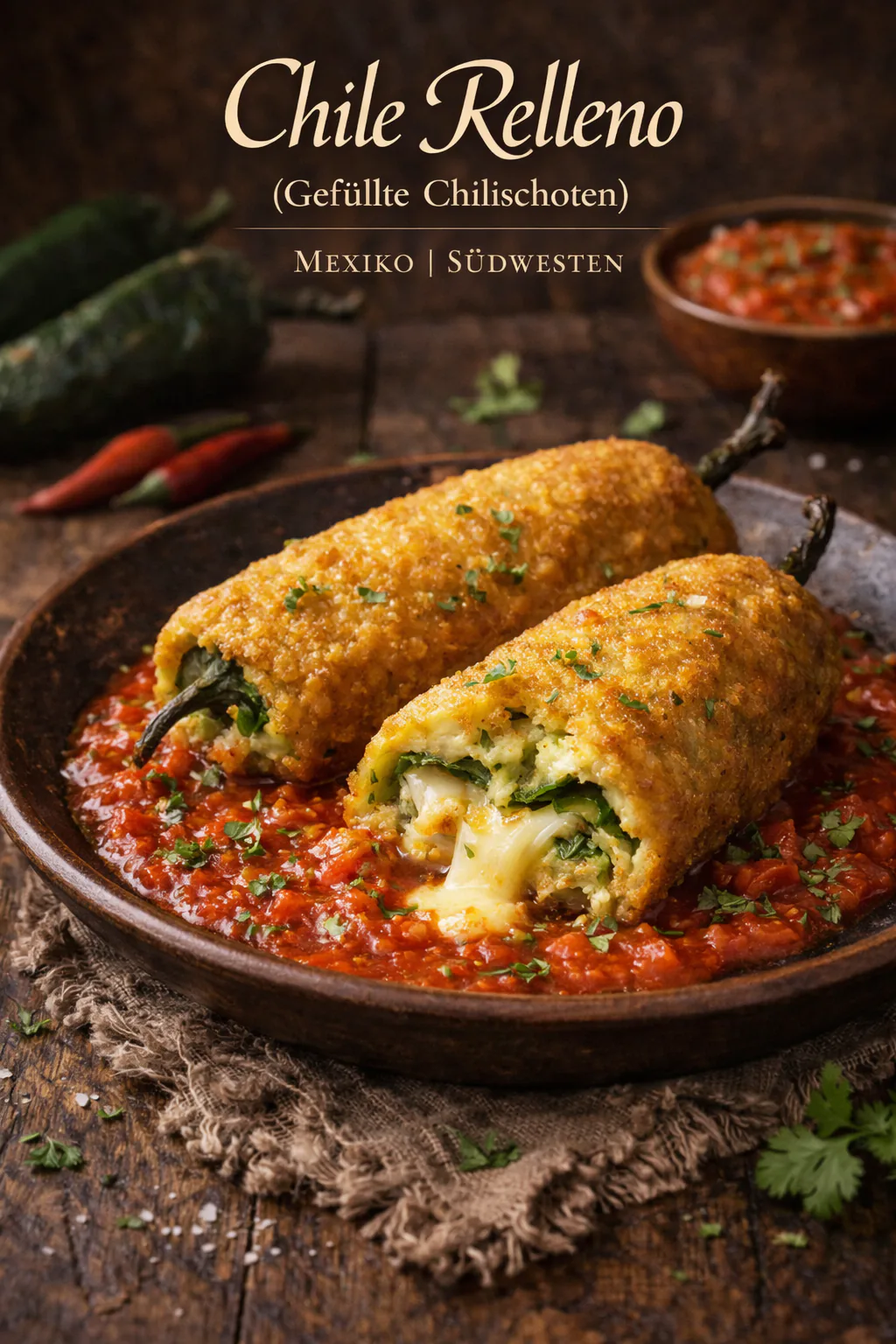 Chile Relleno (Gefüllte Chilischoten)