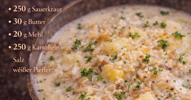 Couracka (Tschechische Sauerkrautsuppe)