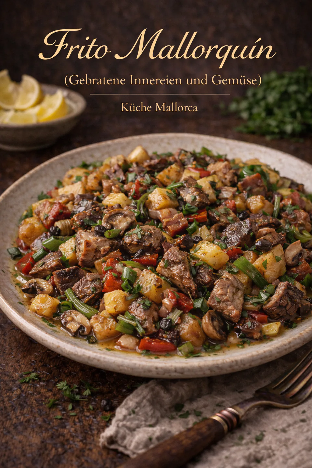 Frito Mallorquin (Gebratene Innereien und Gemüse)