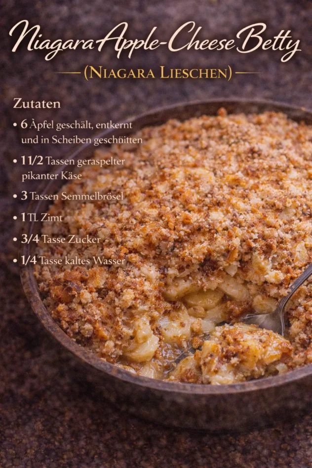 Niagara Apple-Cheese Betty