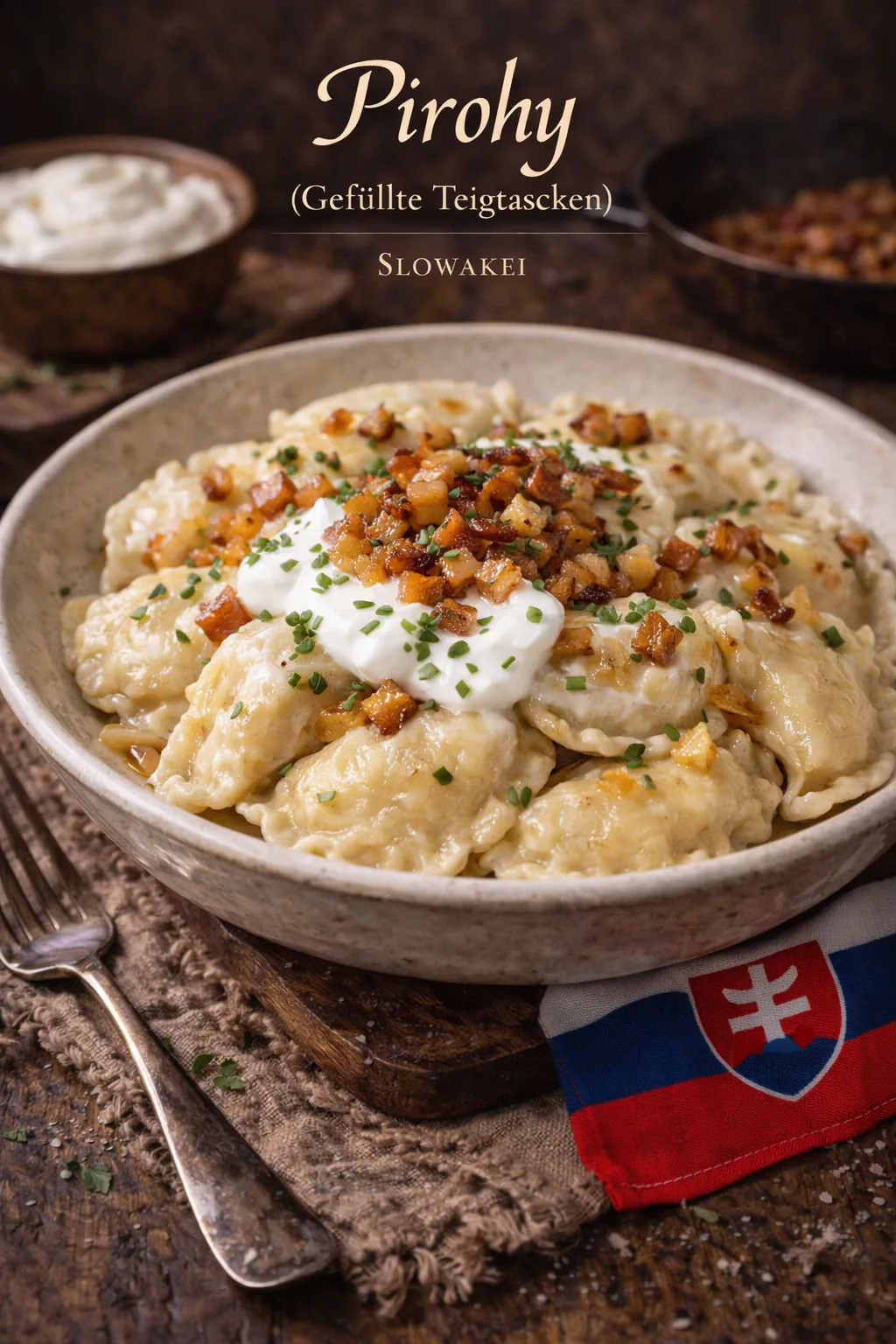 Pirohy (Gefüllte Teigtaschen)