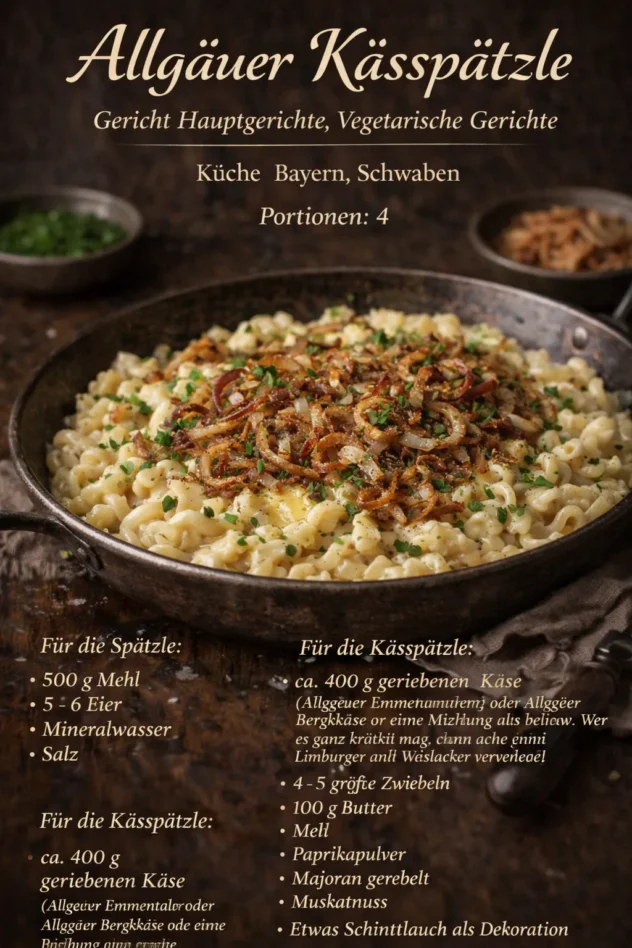 Allgaeuer Kaesspaetzle