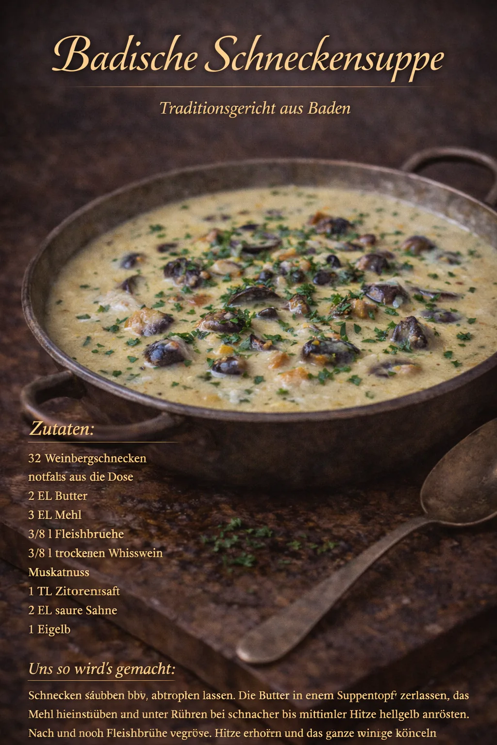 Badische Schneckensuppe