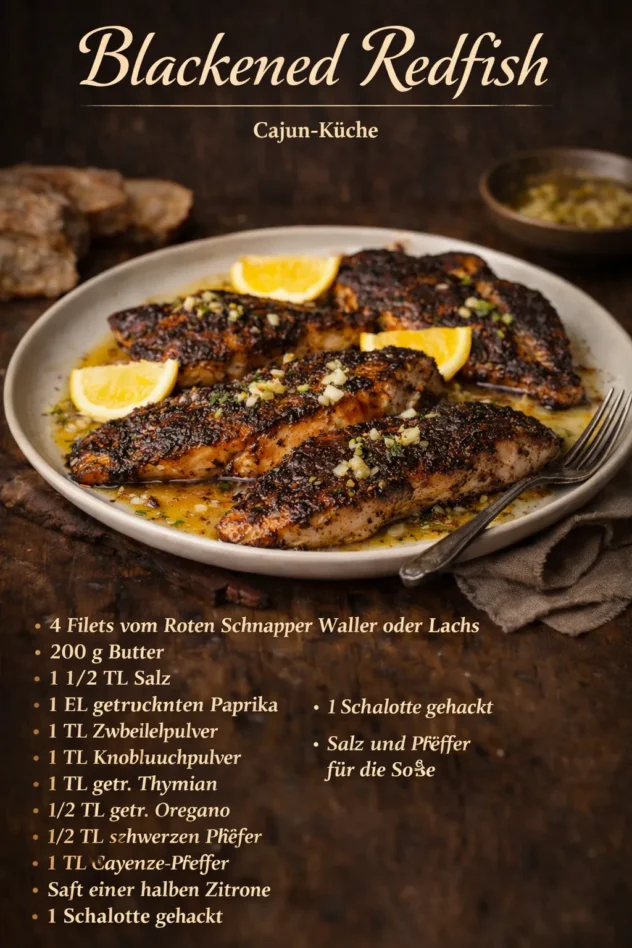 Blackened Redfish