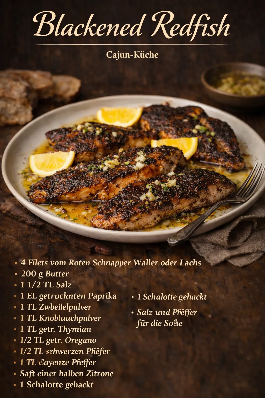 Blackened Redfish