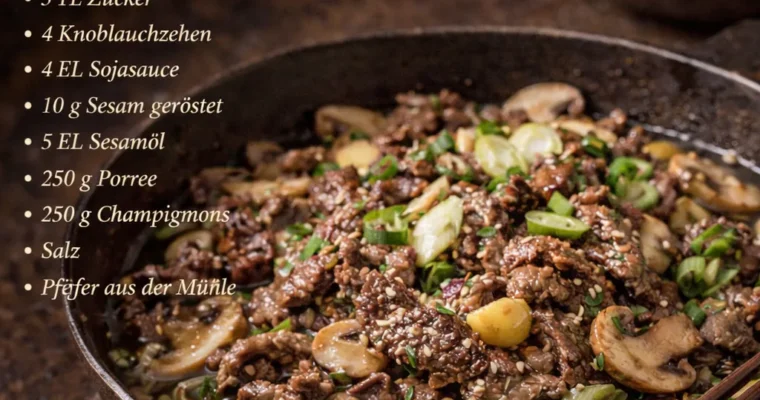 Bul Go Gi (Gegrilltes Rindfleisch)