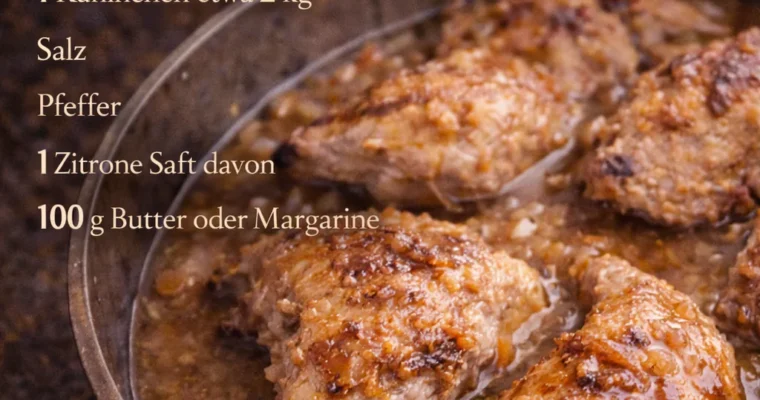 Erzgebirgischer Kaninchenbraten