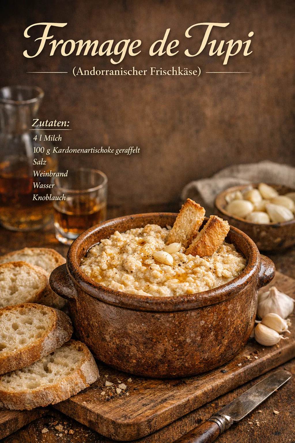 Fromage de Tupi (Andorranischer Frischkäse)