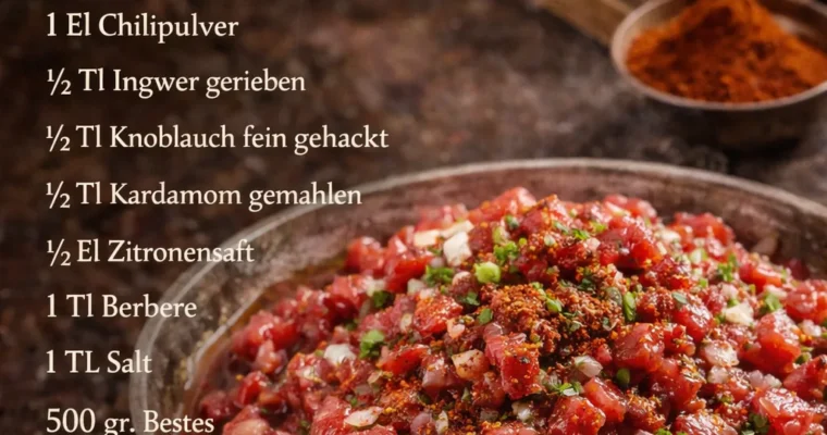 Gored Gored (Roh-Mariniertes Rindfleisch)