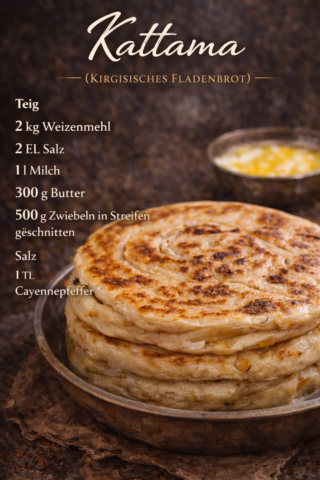 Kattama (Kirgisisches Fladenbrot)