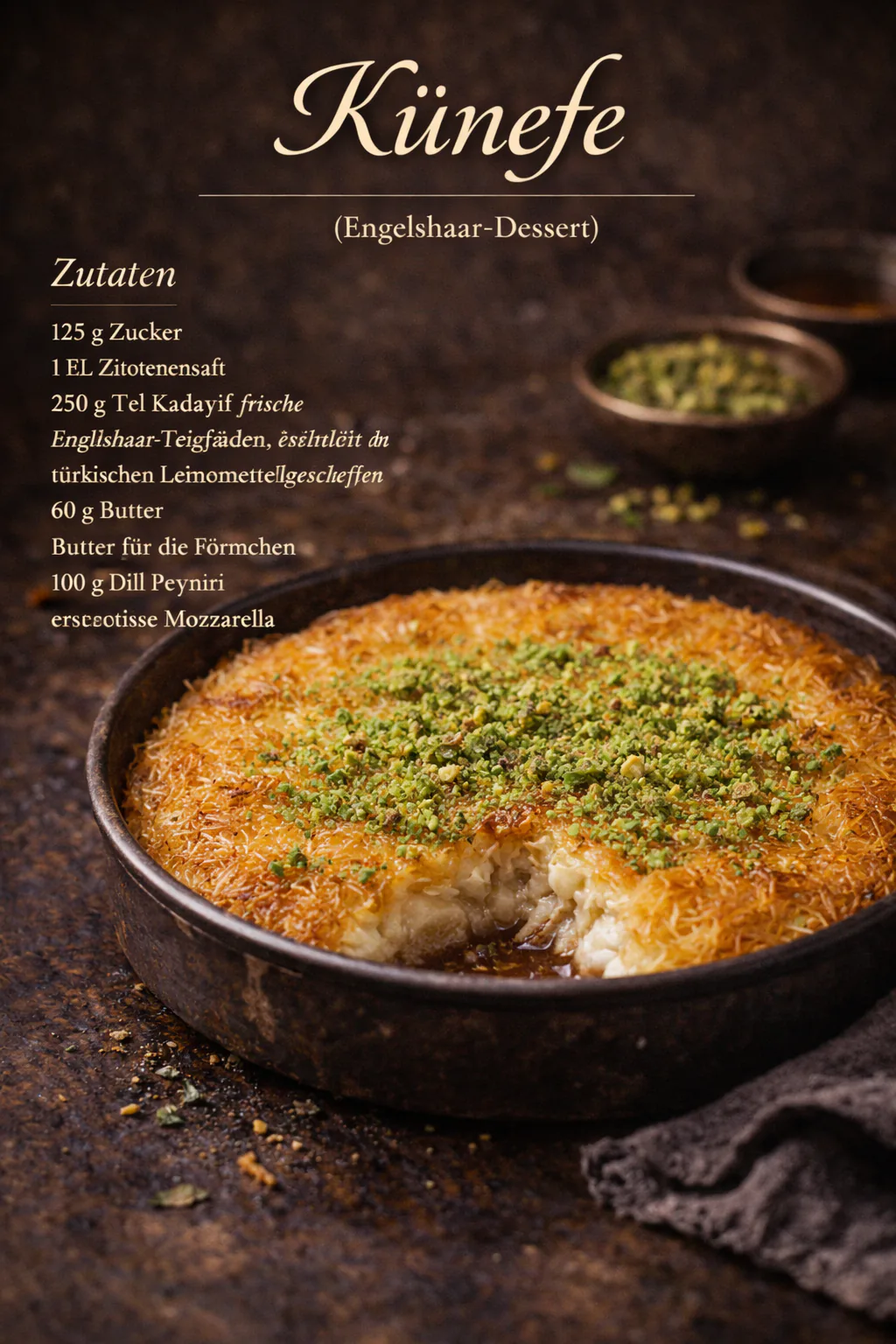 Künefe (Engelshaar-Dessert)