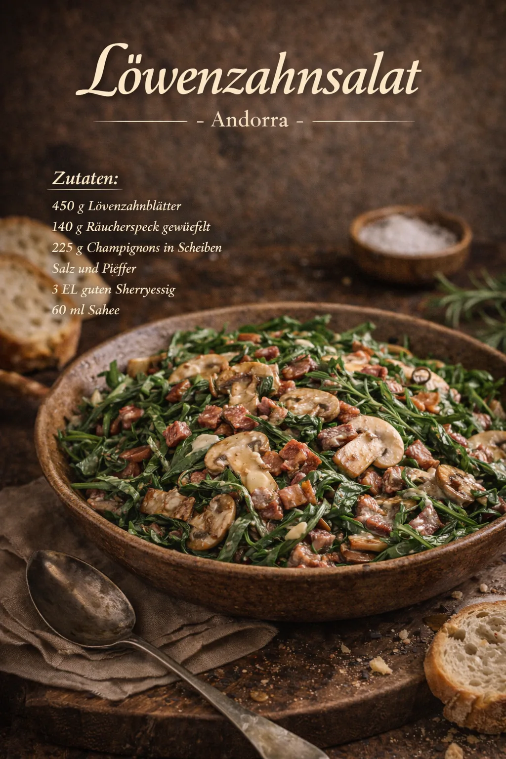 Löwenzahnsalat