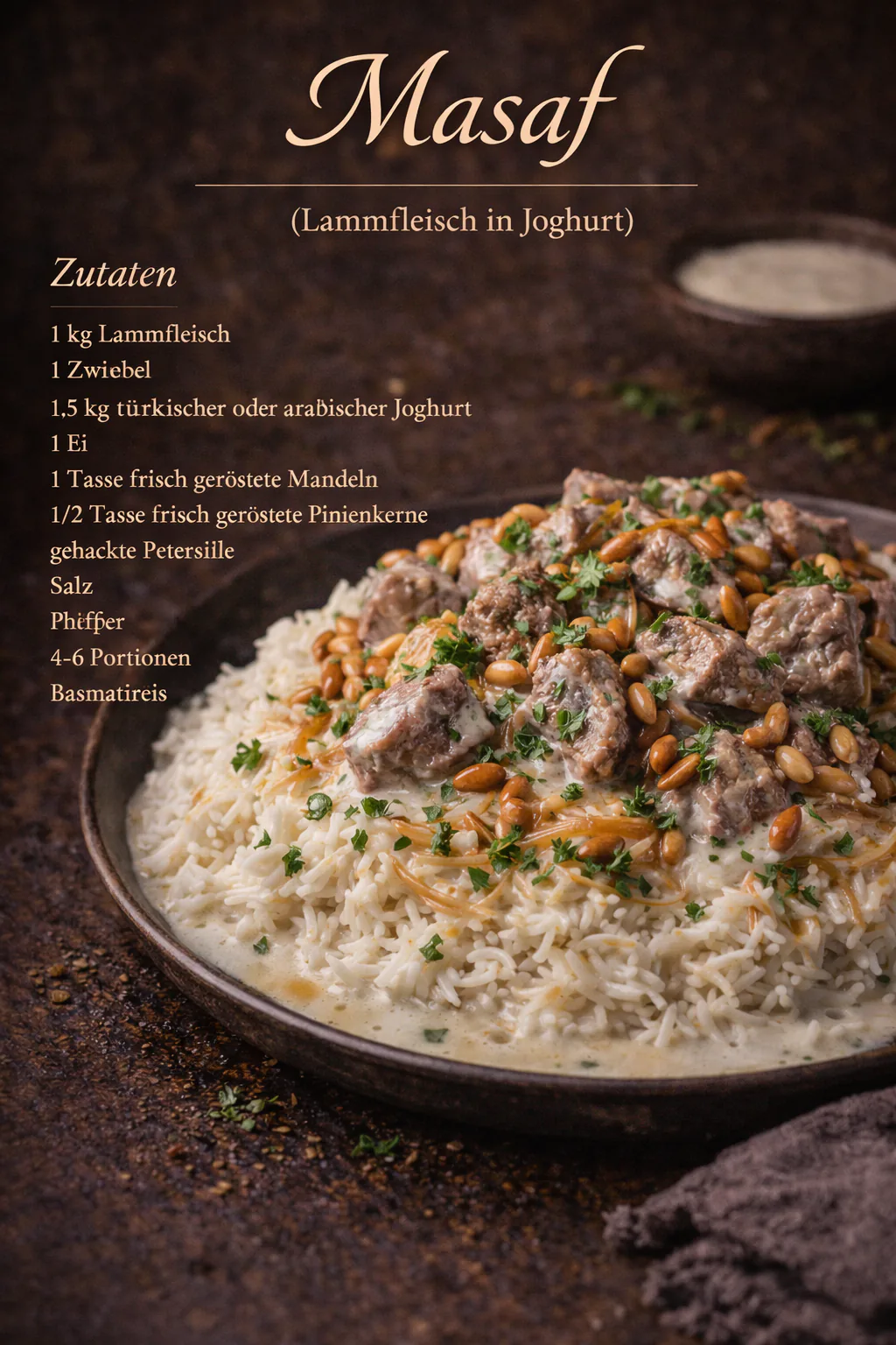 Masaf (Lammfleisch in Joghurt)