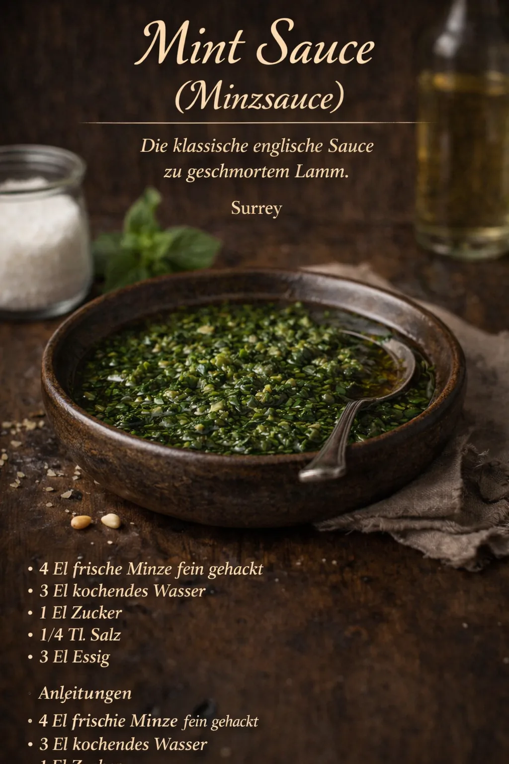 Mint Sauce (Minzsauce)