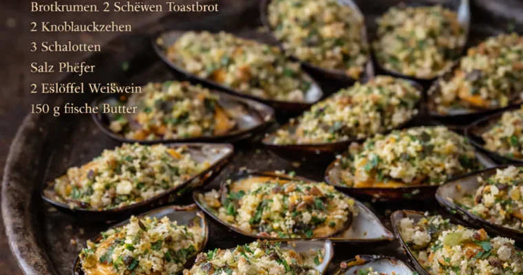 Moules farcies (Überbackene Miesmuscheln)