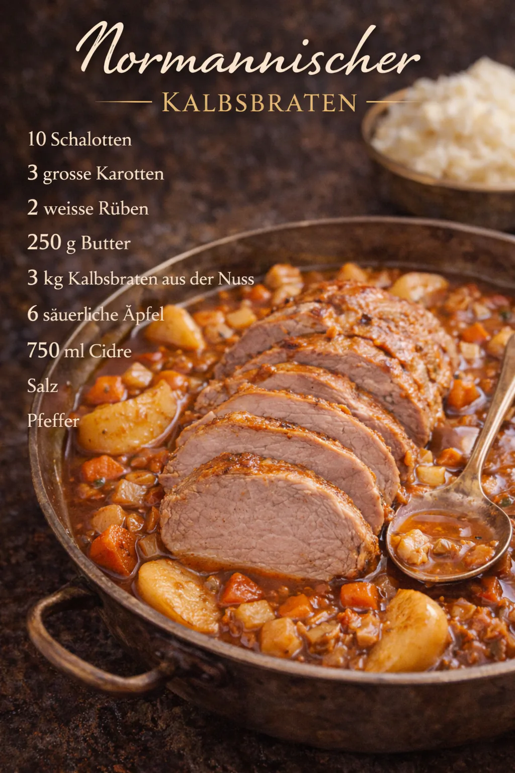 Normannischer Kalbsbraten