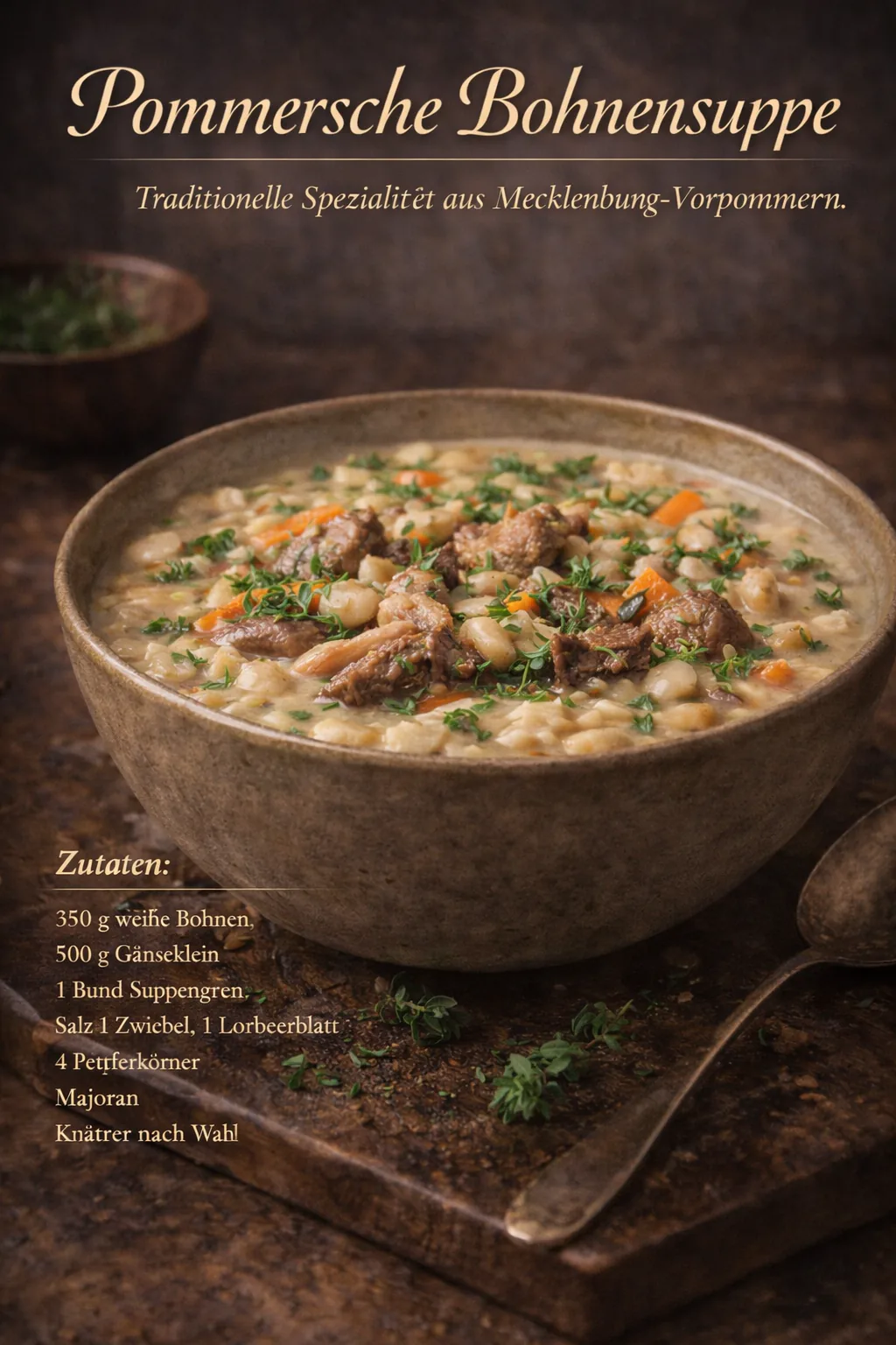 Pommersche Bohnensuppe