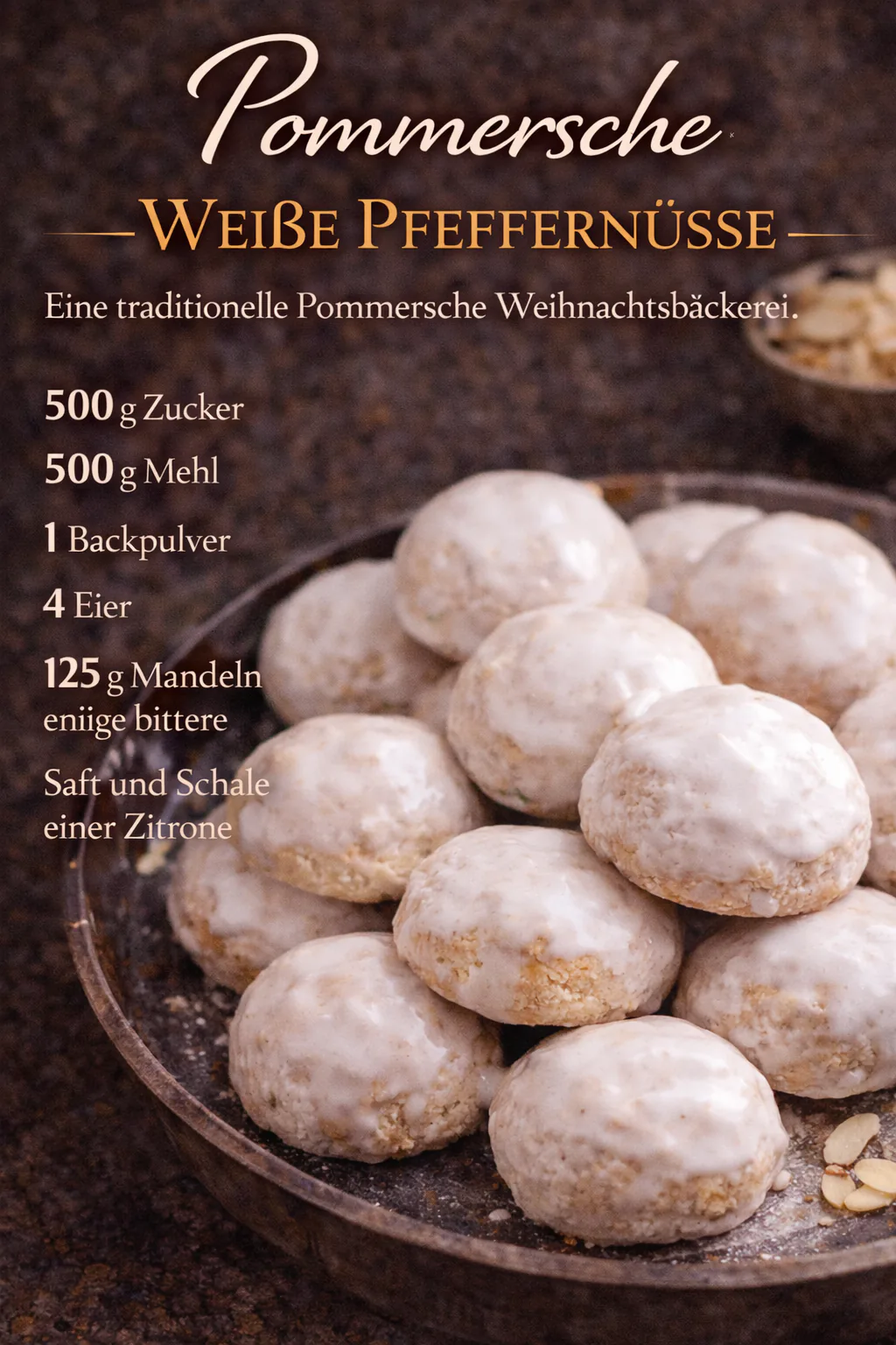 Pommersche weiße Pfeffernüsse