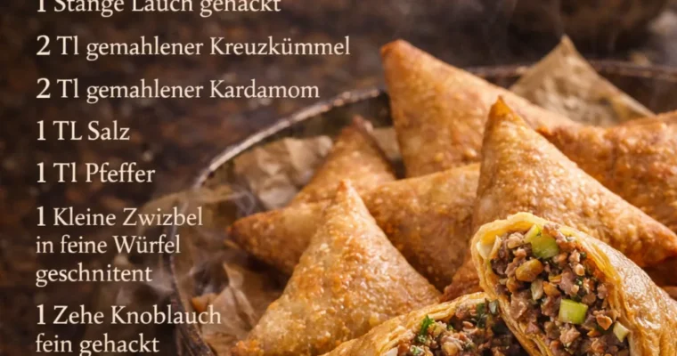 Sambusa (Gefüllte Somalische Teigtaschen)