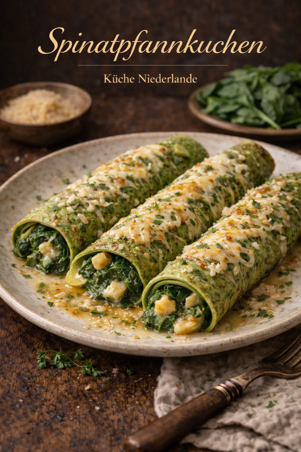 Spinatpfannkuchen