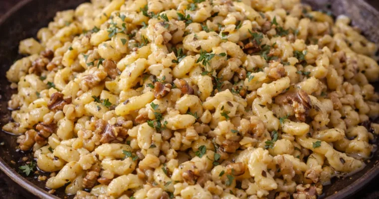 Walnuss-Spätzle