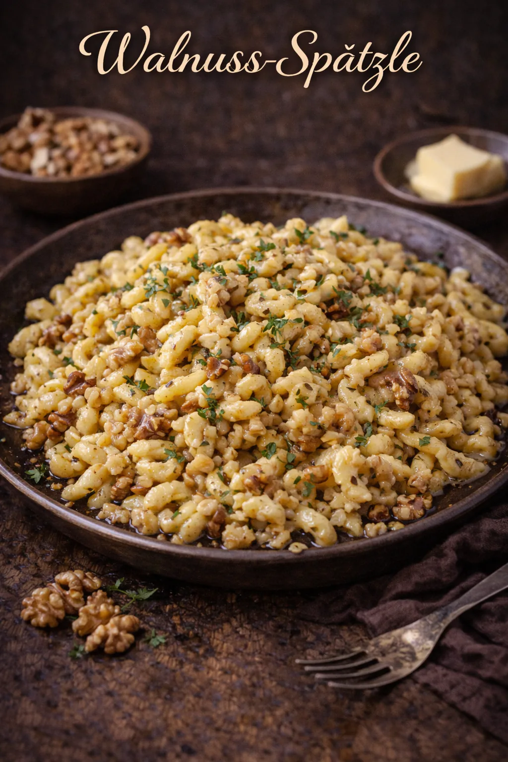Walnuss-Spätzle
