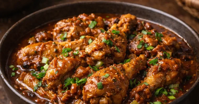 Ajam Smoor (Geschmortes Huhn)