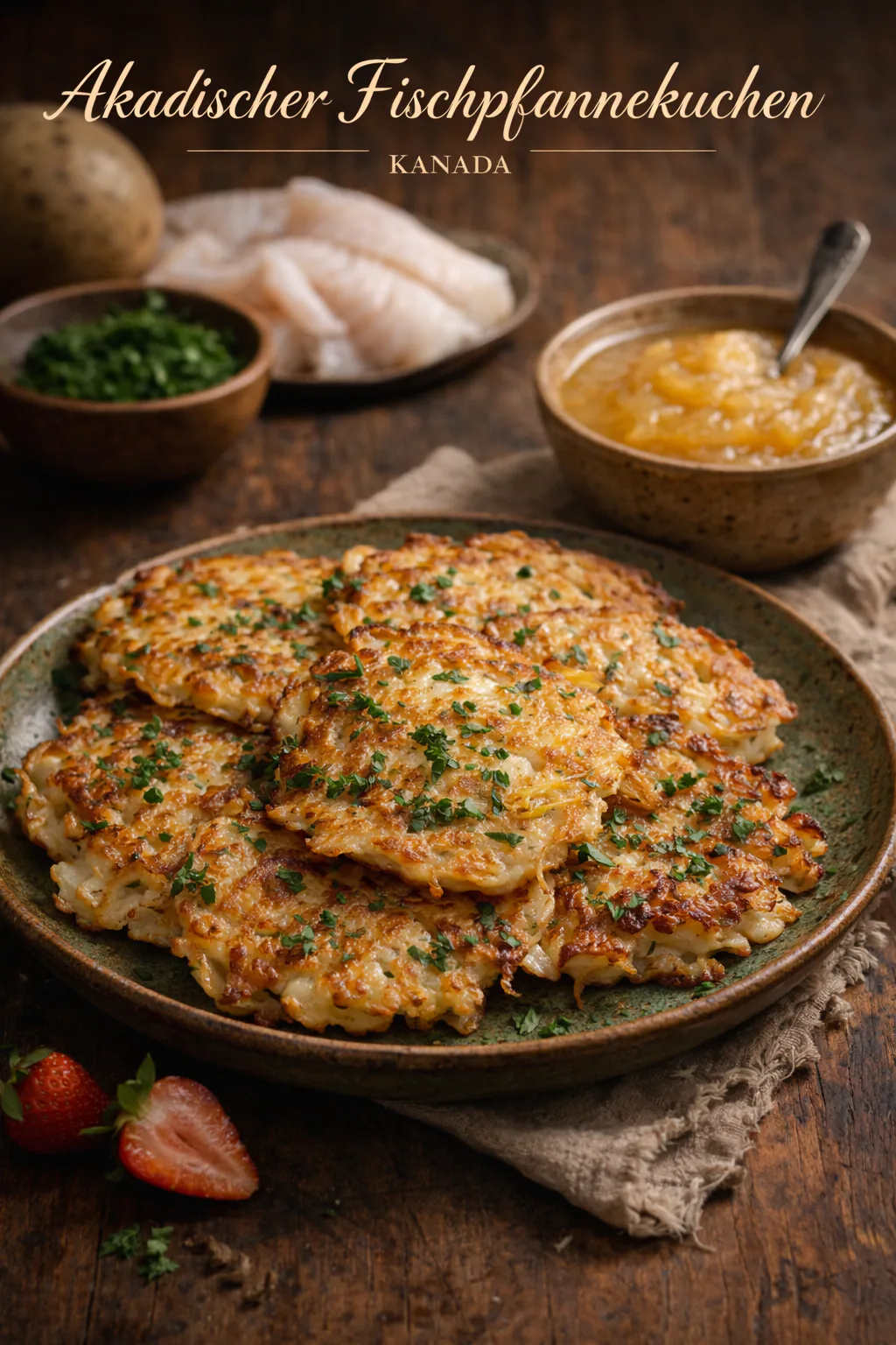 Akadischer Fischpfannekuchen