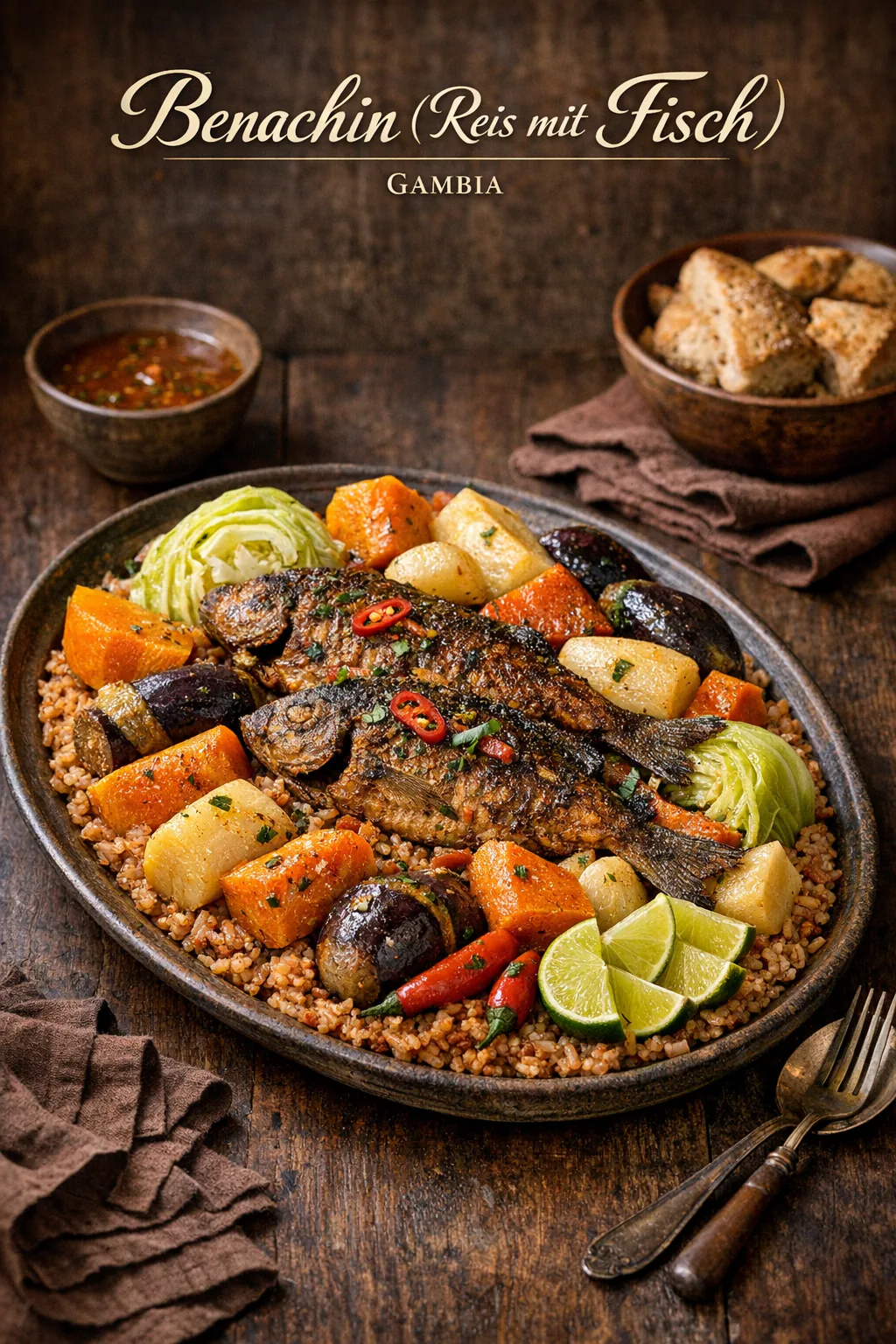Benachin (Reis mit Fisch)