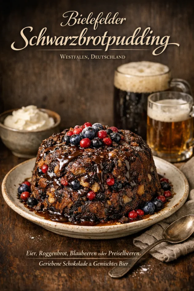 Bielefelder Schwarzbrotpudding