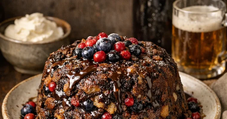Bielefelder Schwarzbrotpudding