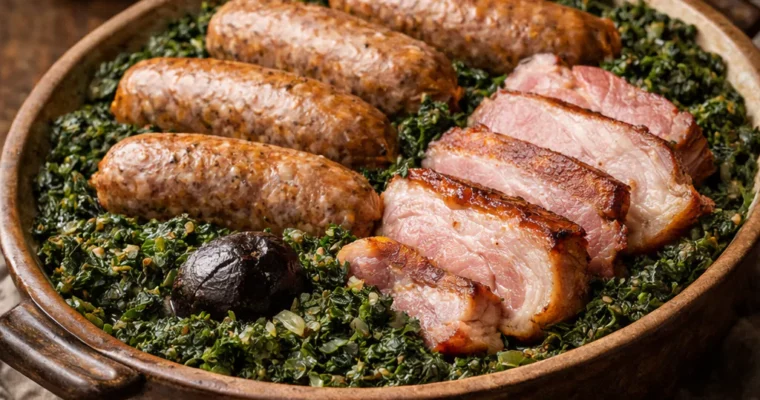 Braunkohl mit Pinkel