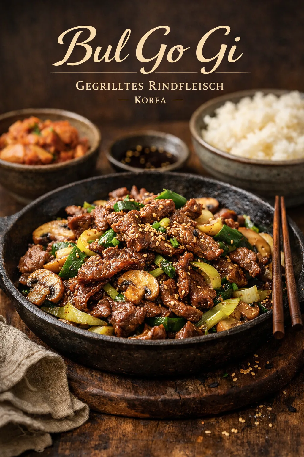 Bul Go Gi (Gegrilltes Rindfleisch)