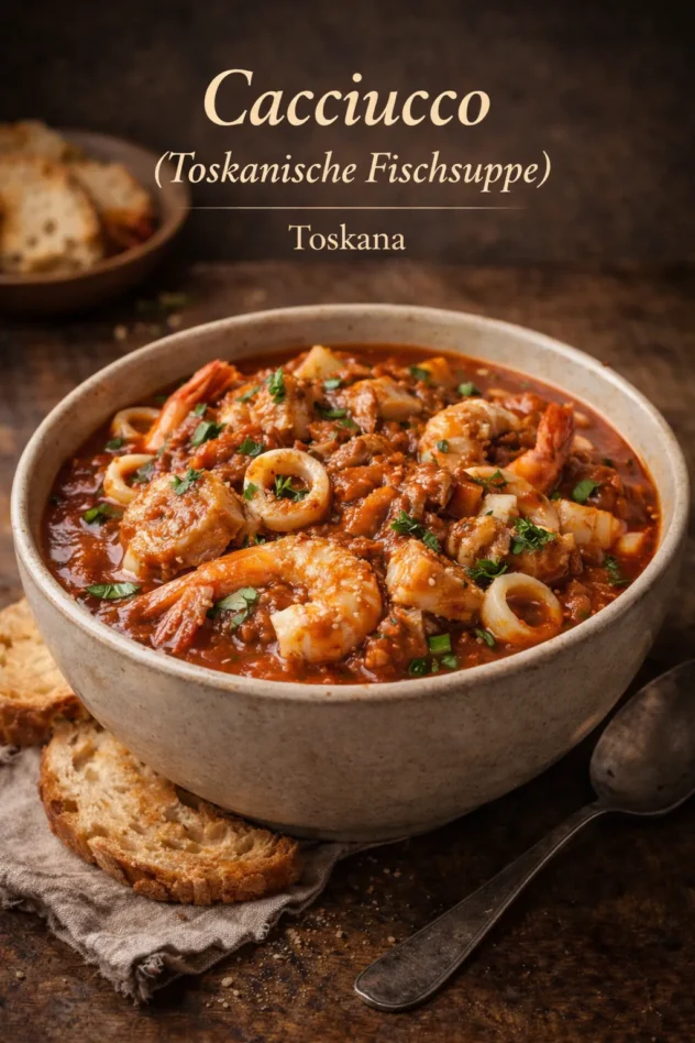 Cacciucco Toskanische Fischsuppe