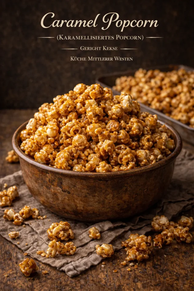 Caramel Popcorn Karamelisiertes Popcorn