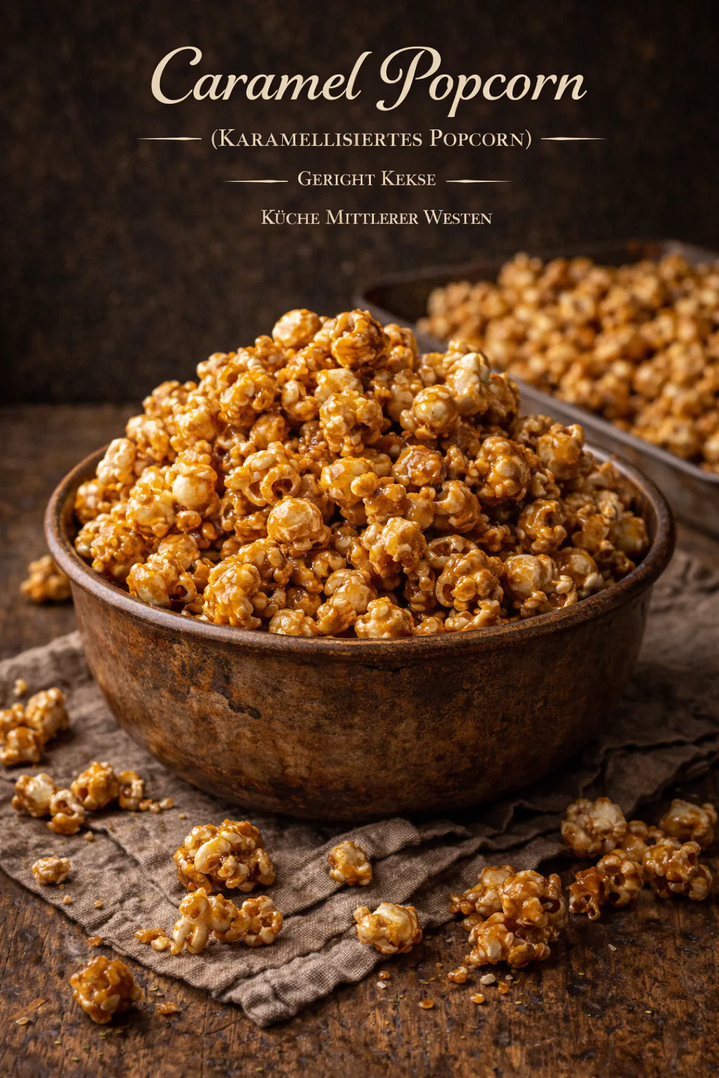Caramel Popcorn (Karamelisiertes Popcorn)