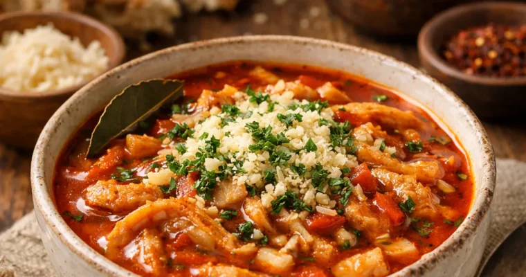 Chkembe Tchorba (Kuttelsuppe)