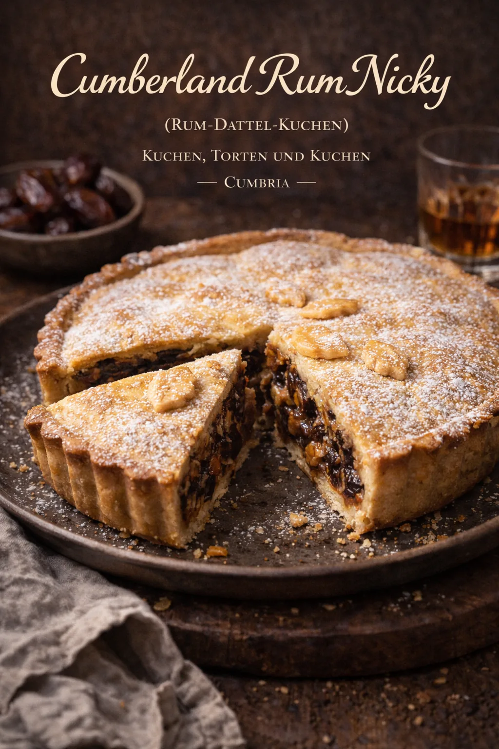 Cumberland Rum Nicky (Rum-Dattel-Kuchen)
