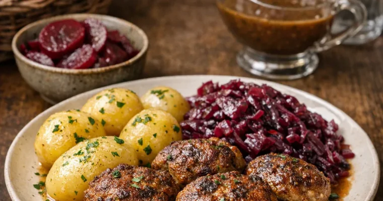 Danske frikadeller (Dänische Frikadellen)