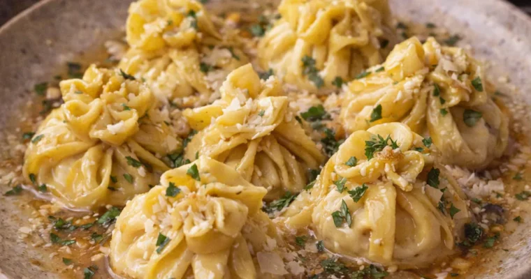 Fagottini della Rosin (Ravioli mit Fonduta-Füllung)