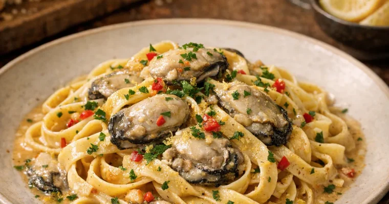 Fettucine mit Austern